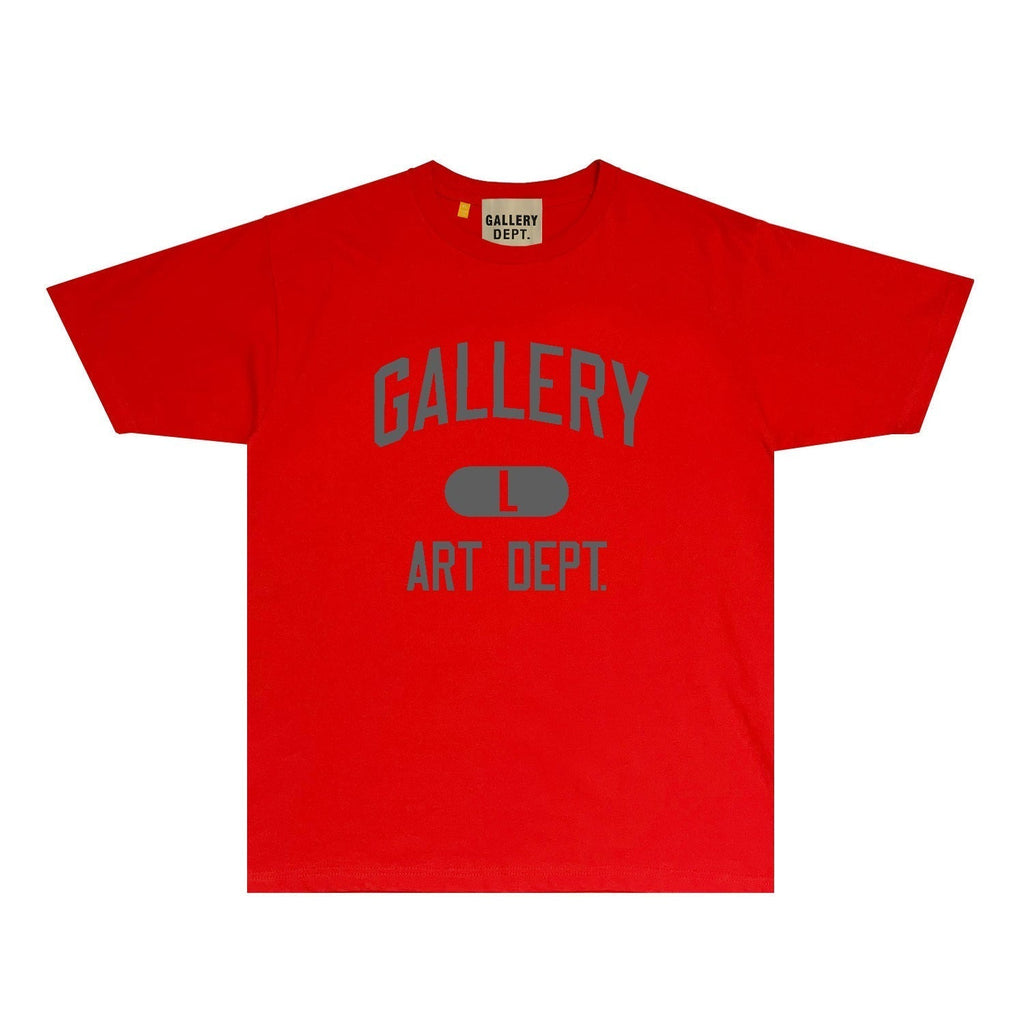Gallery Dept T Shirt Retro Printed Loose Short-Sleeved Shirt (part2)