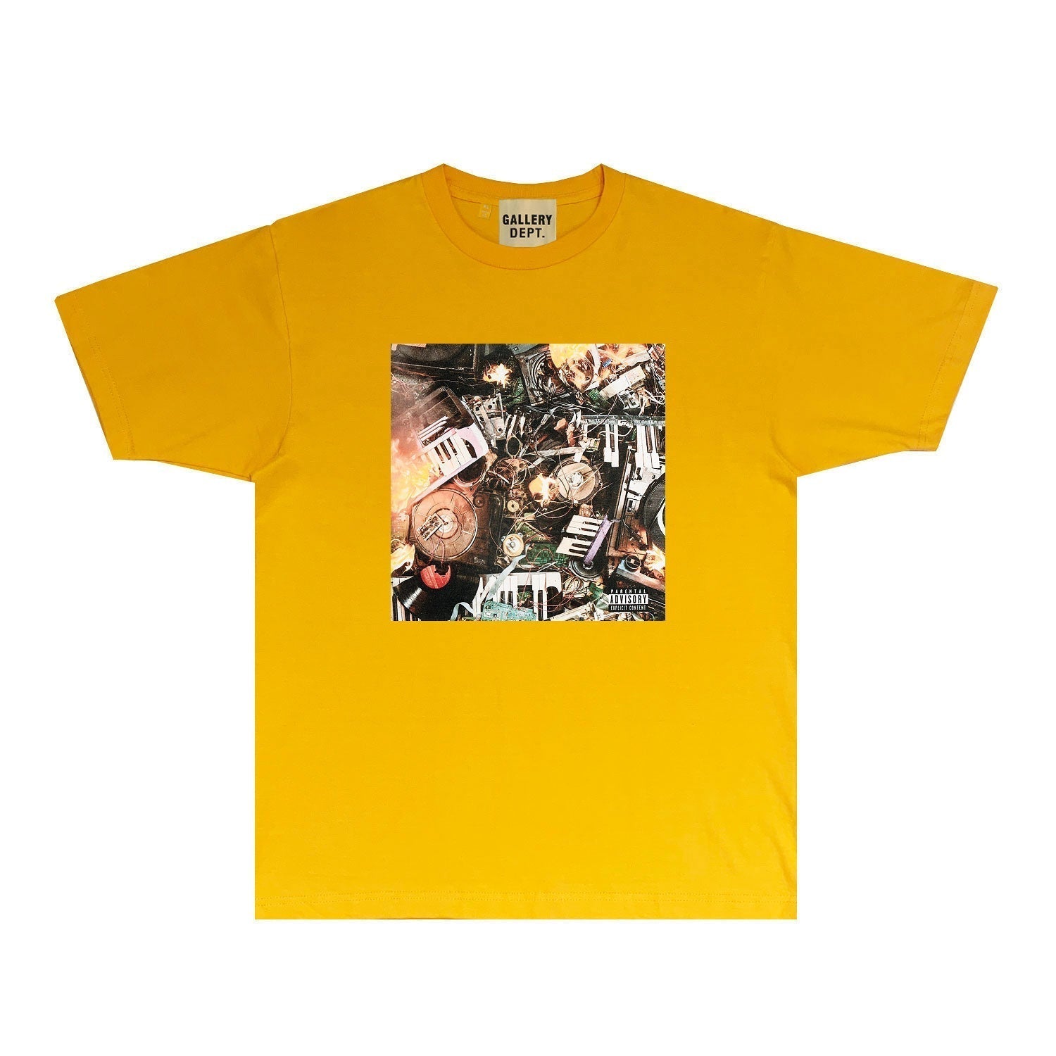 Gallery Dept T Shirt Retro Printed Loose Short-Sleeved Shirt