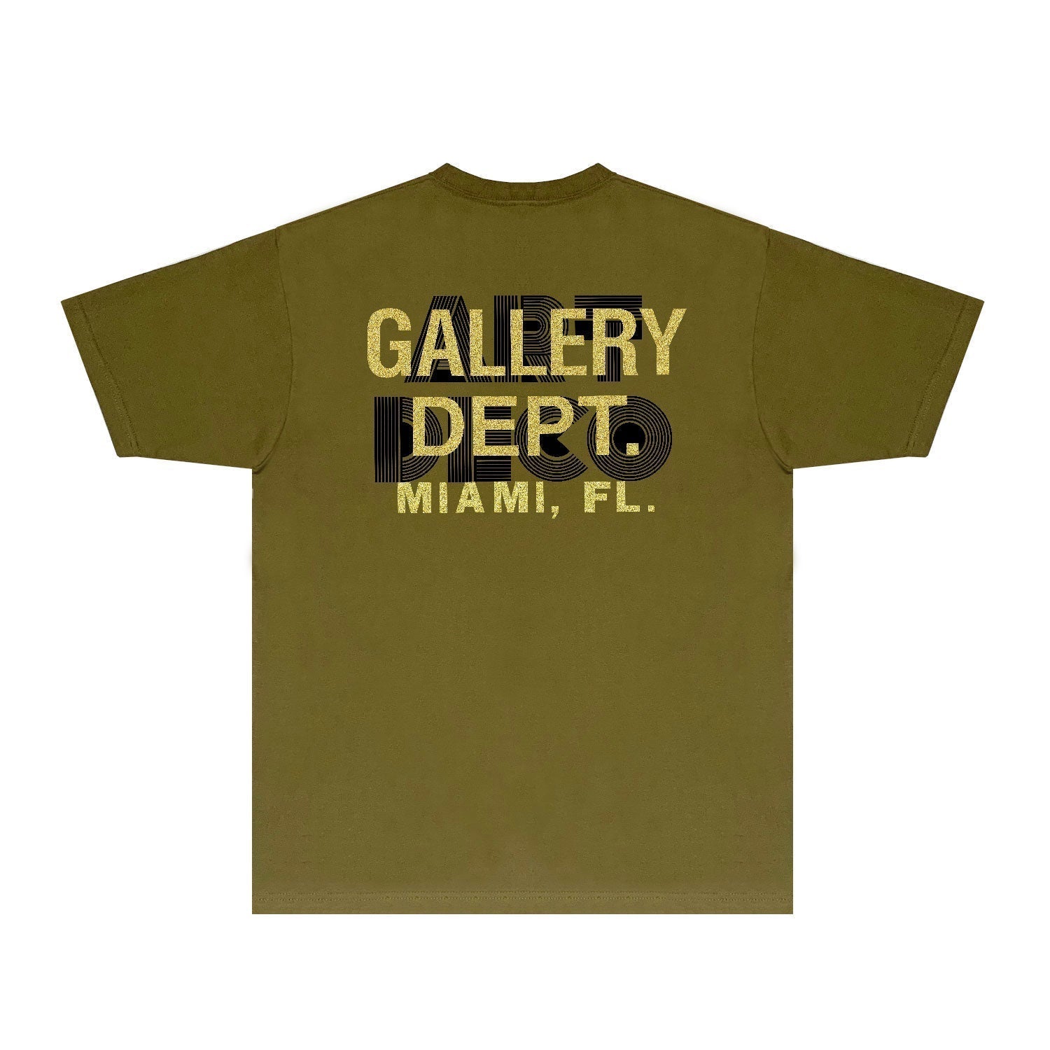 Gallery Dept T Shirt Retro Printed Loose Short-Sleeved Shirt