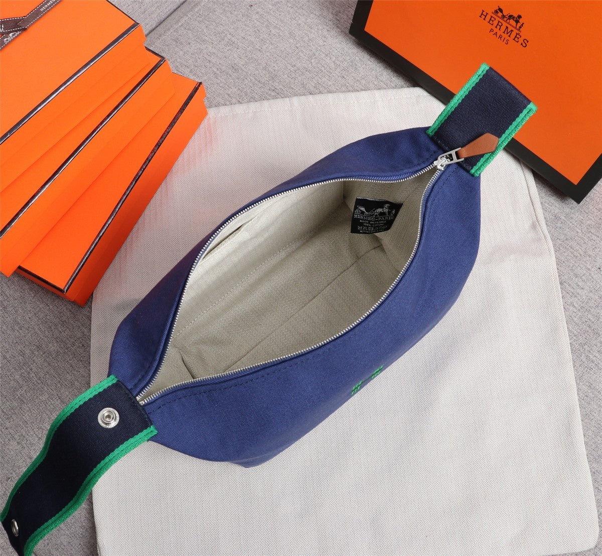 HERMES BRIDE-A-BRAC 21 AZURE CANVAS