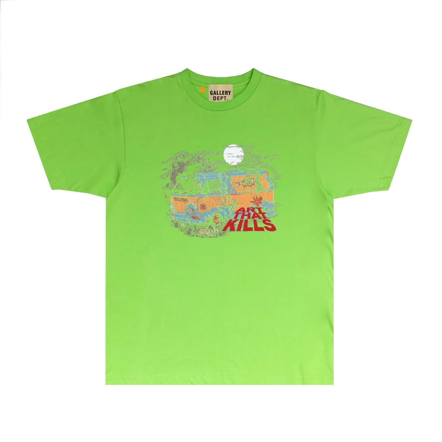 Gallery Dept T Shirt Retro Printed Loose Short-Sleeved Shirt