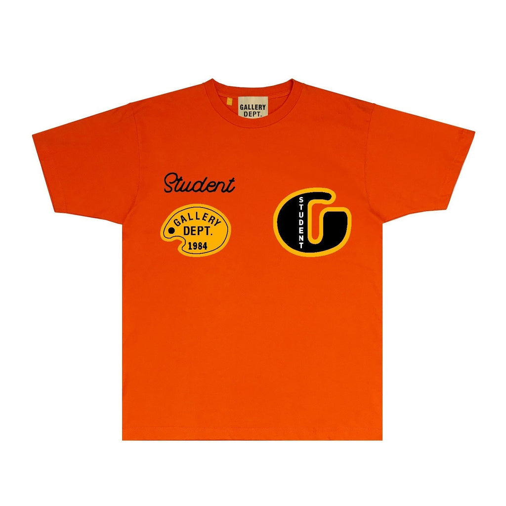 Gallery Dept T Shirt Retro Printed Loose Short-Sleeved Shirt (part2)