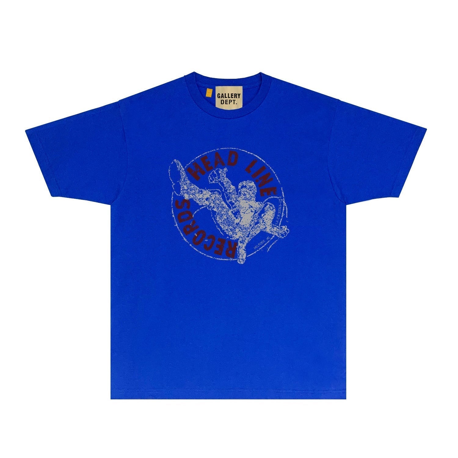 Gallery Dept T Shirt Retro Printed Loose Short-Sleeved Shirt