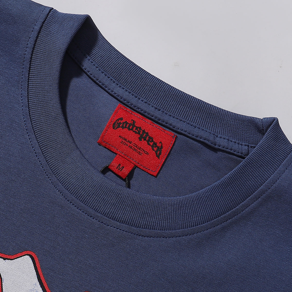 Godspeed T-shirts Speech Skull Printing Cotton Casual Crew Neck Short Sleeve Men and Women