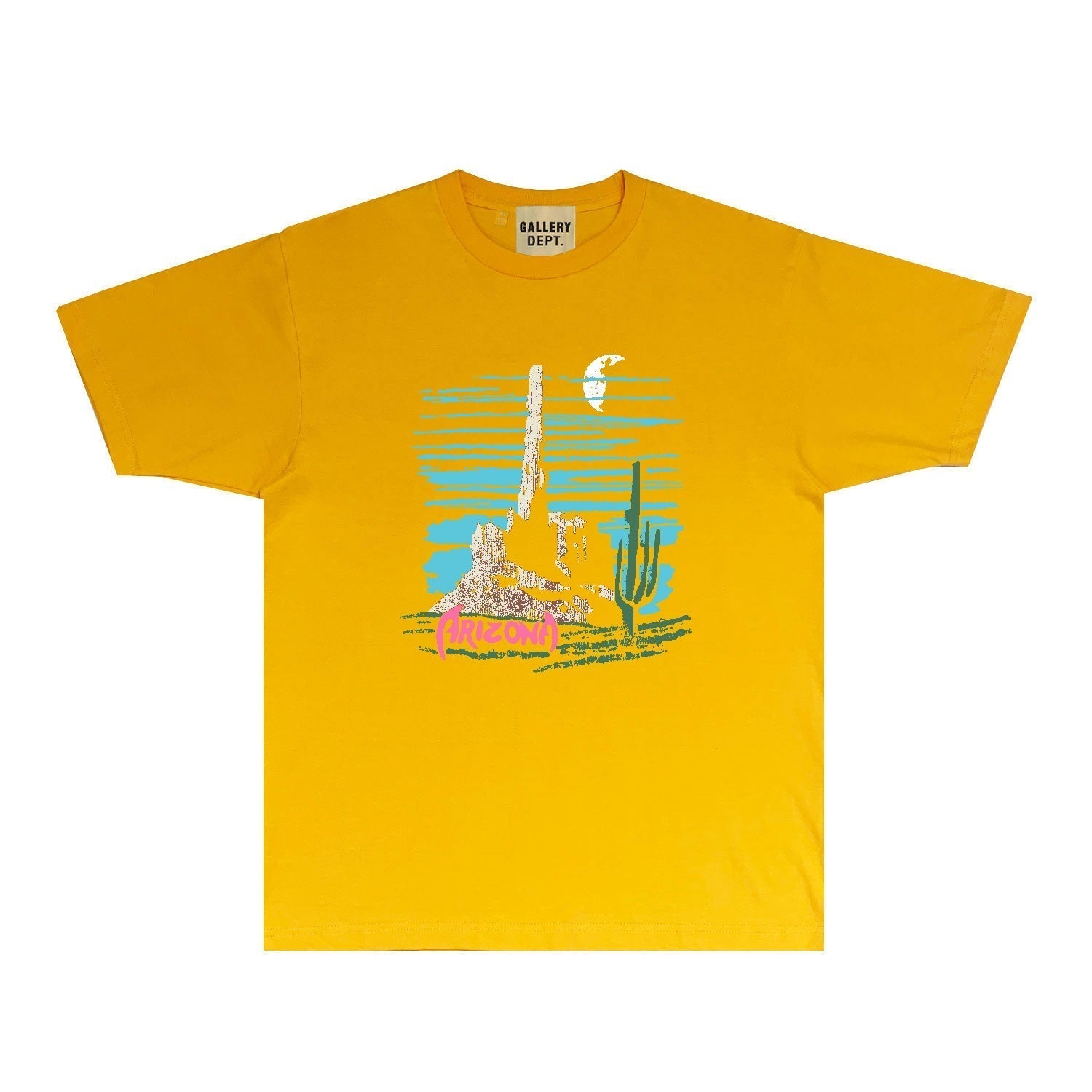Gallery Dept T Shirt Retro Printed Loose Short-Sleeved Shirt