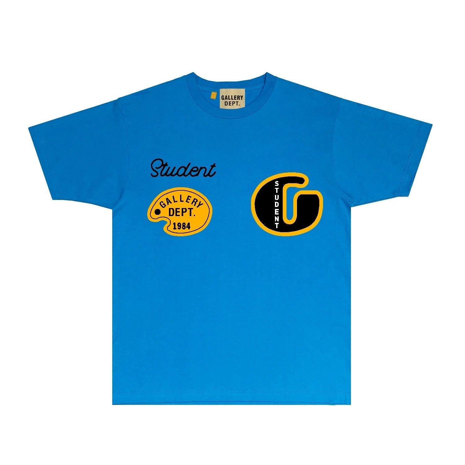 Gallery Dept T Shirt Retro Printed Loose Short-Sleeved Shirt