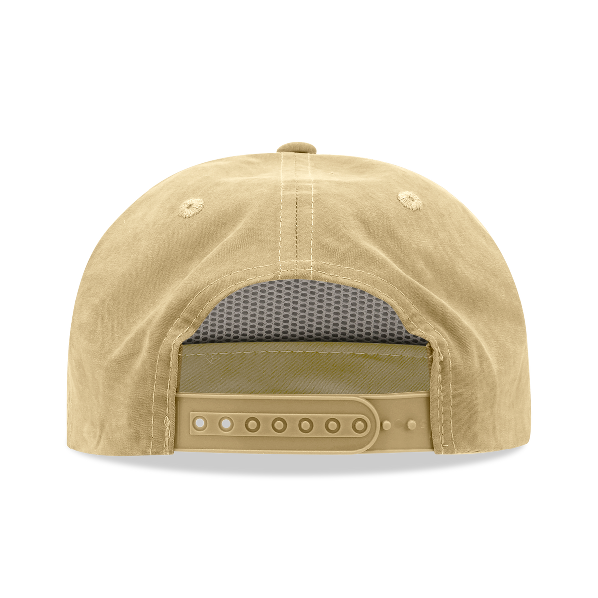 Decky 6032 Classic Rope Hat 5 Panel Flat Bill Cap Snapback - Blank