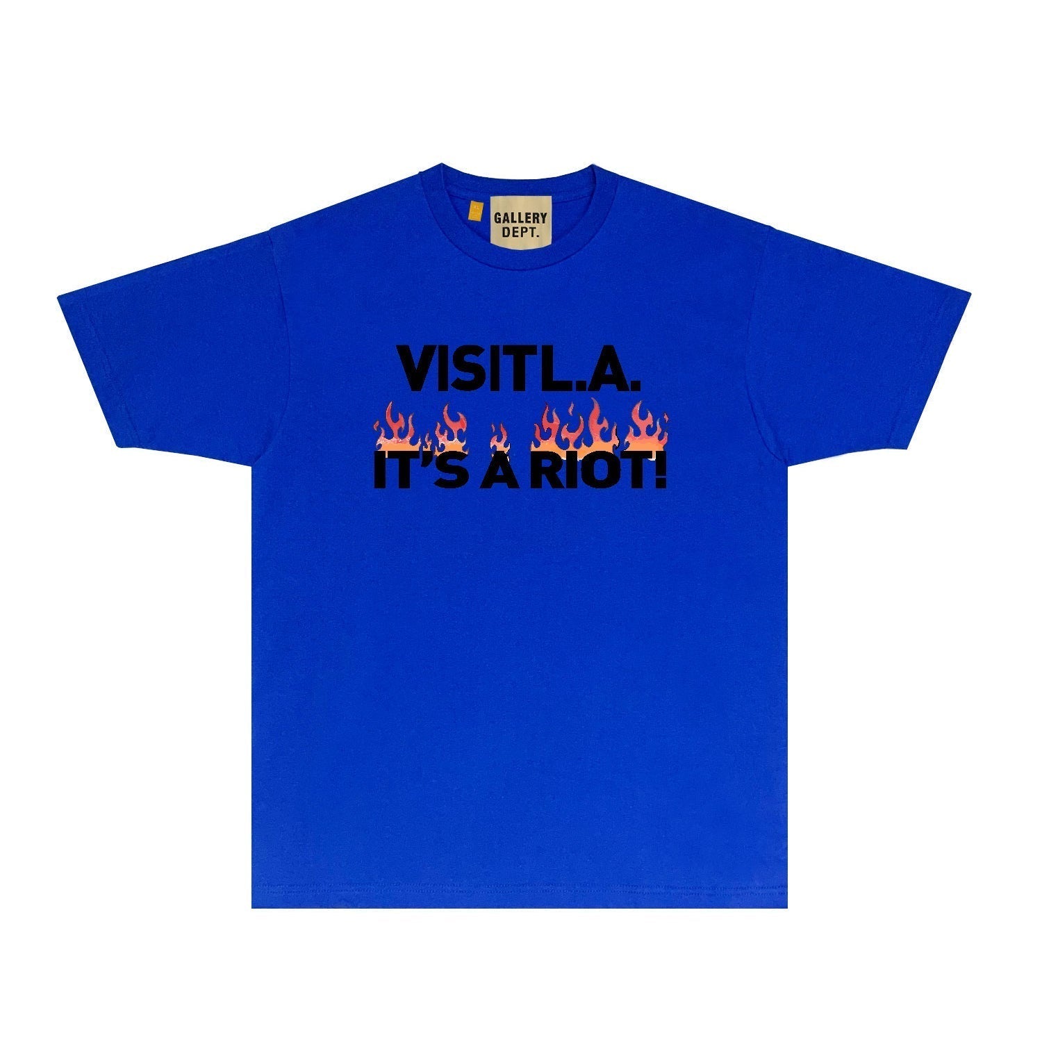 Gallery Dept T Shirt Retro Printed Loose Short-Sleeved Shirt