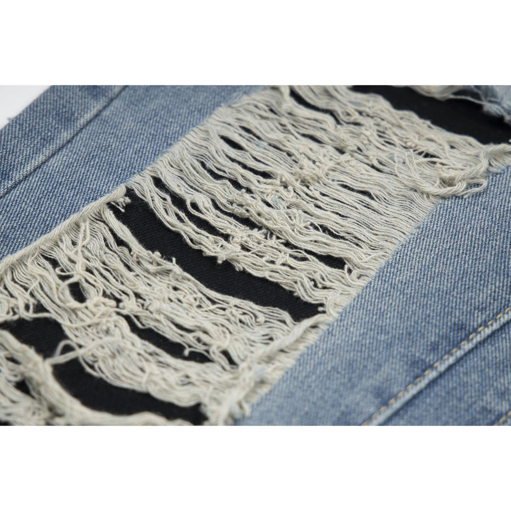Gallery Dept Jeans Washed Ripped Rough Jeans Flared Trousers