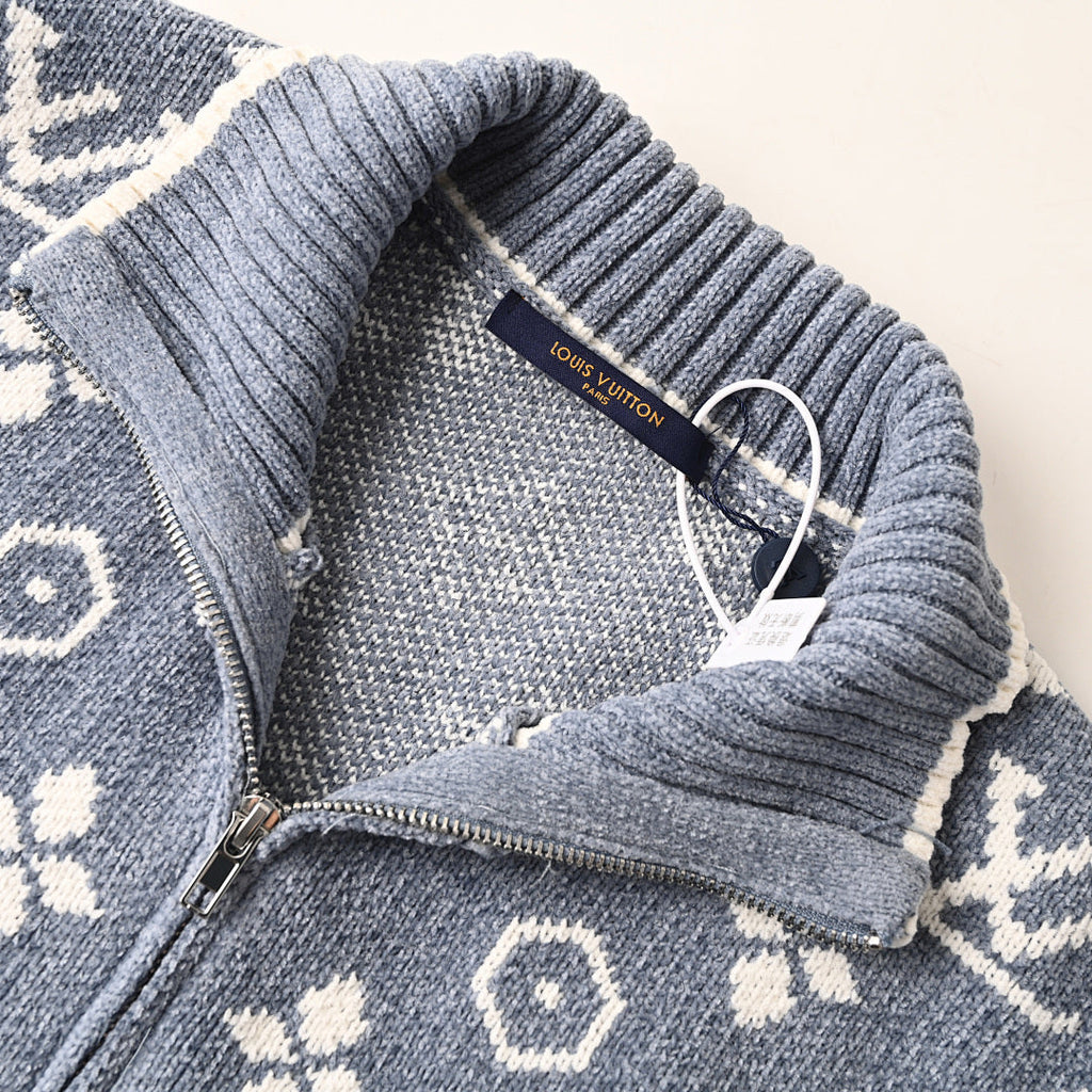 Louis Vuitton Monogram Jacquard Cotton Sweatshirt