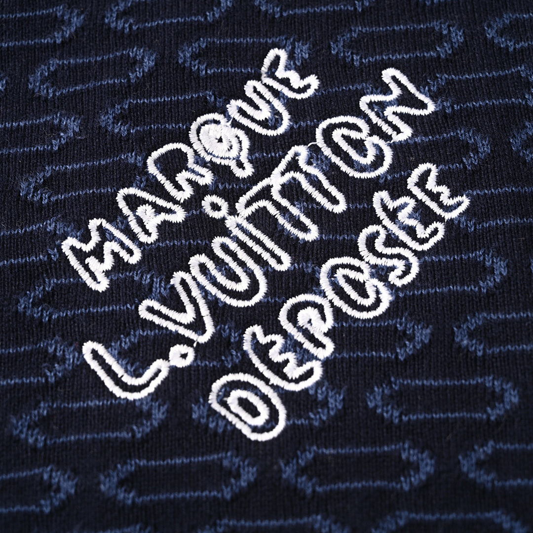 Louis Vuitton Monogram Jacquard Cotton Sweatshirt