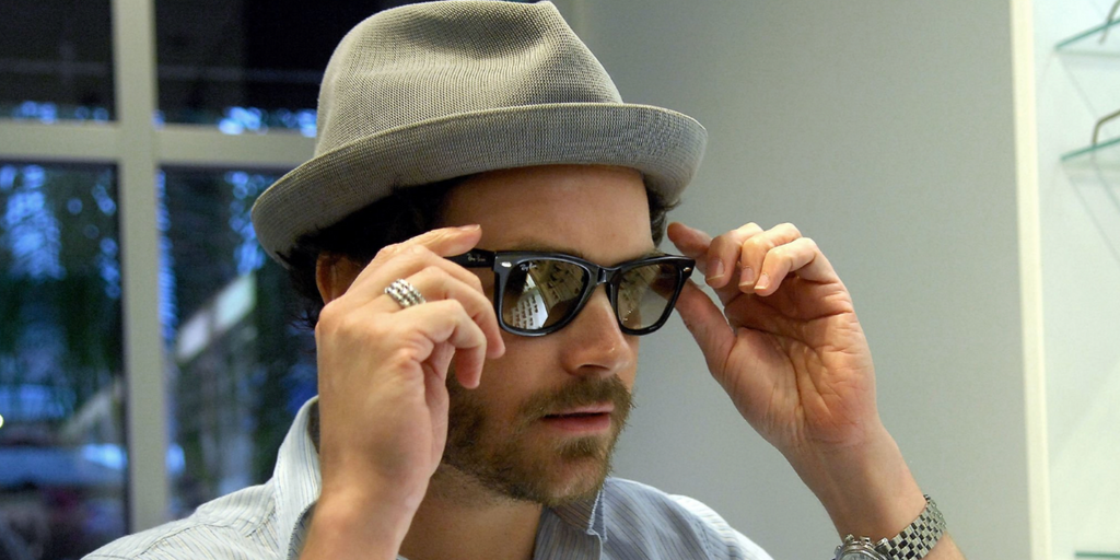 Ray-Ban Wayfarer 2140 901 Black - As Seen On Leonardo DiCaprio & Hailey Bieber