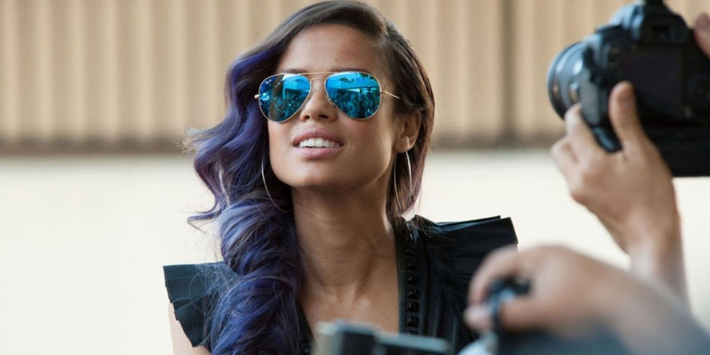 Ray-Ban Aviator 3025 112/17 Blue Flash Mirror - As Seen On Britney Spears & Candice Swanepoel