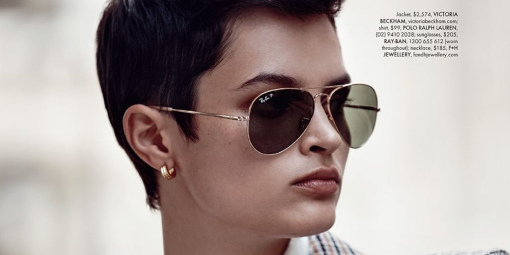 Ray-Ban Aviator 3025 001/58 Gold Frame G15 Polarised - As Seen On Lady Gaga & Gerard Butler