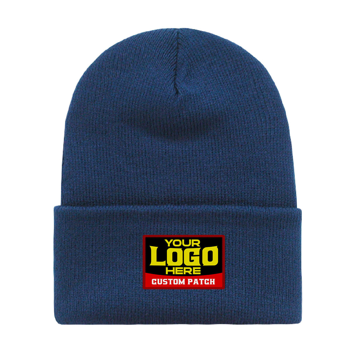 Custom Patch Decky 186 - Acrylic Long Beanie, Knit Cap - 186