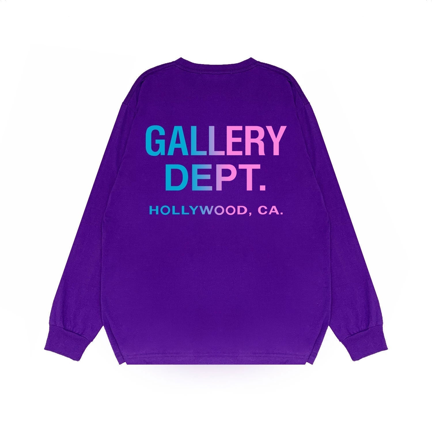 Gallery Dept Long Sleeved Shirt Fashion Brand Long Sleeve Long-Sleeved T-shirt Blouse
