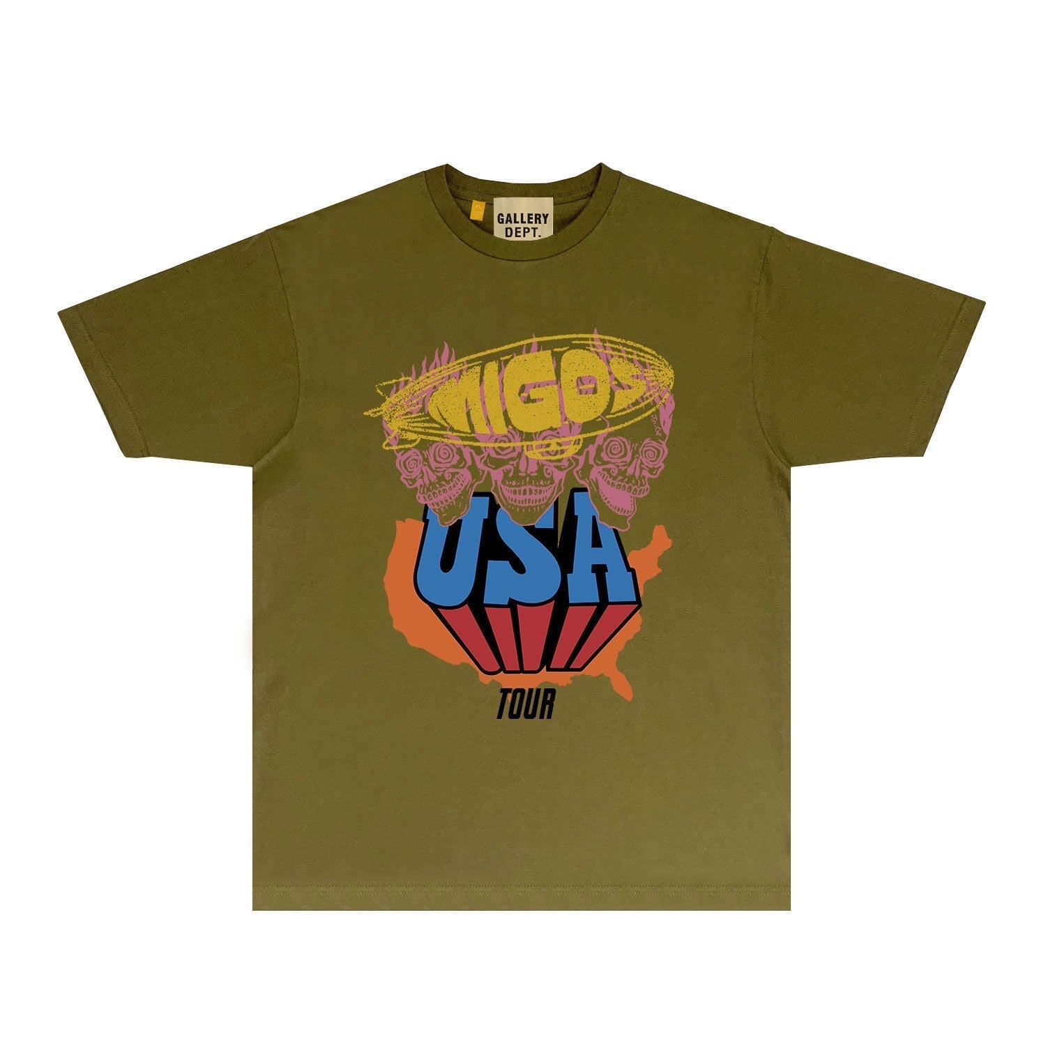 Gallery Dept T Shirts European And American Tee Shirt Short Sleeve T-Shirt Blouse