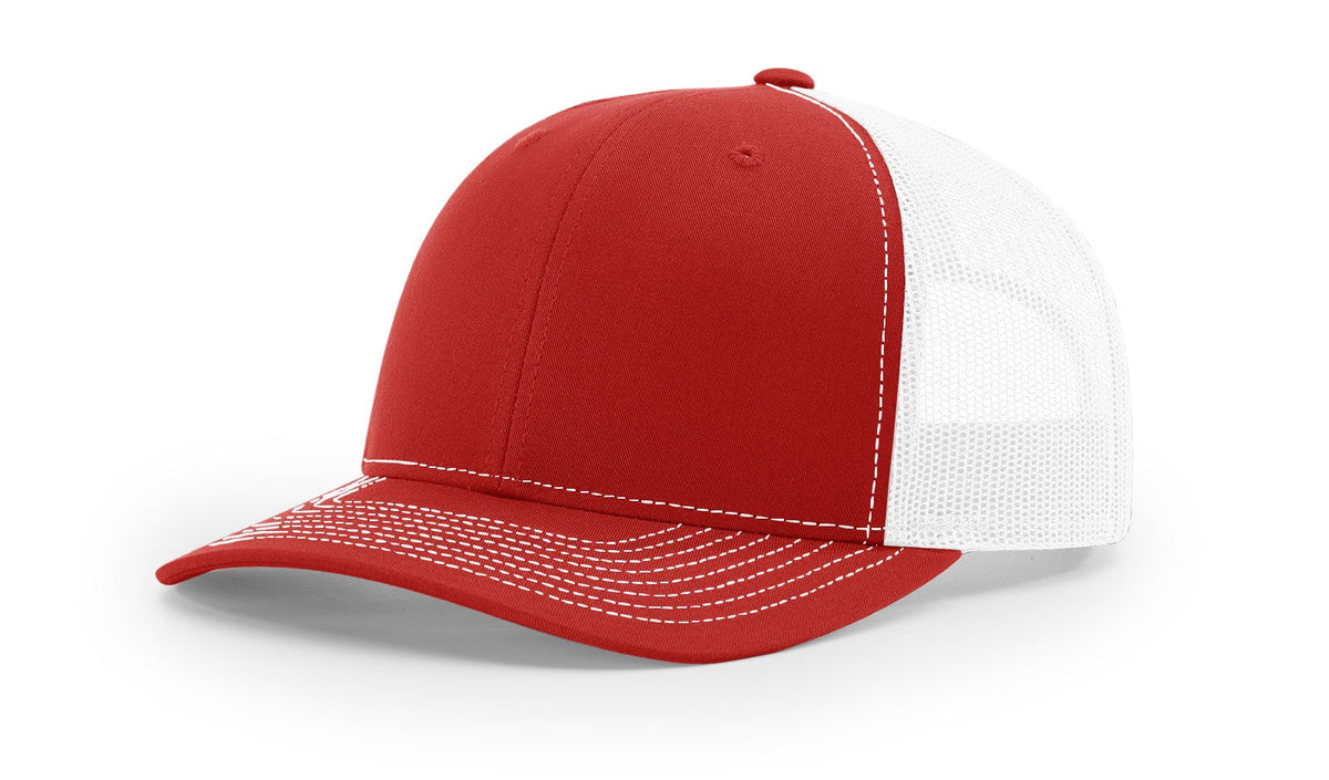 Richardson 112 Trucker Cap Split Hats Split Colors Two Colors - Blank