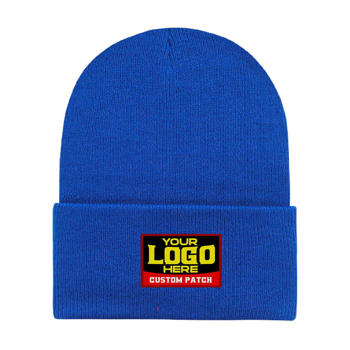Custom Patch Decky 186 - Acrylic Long Beanie, Knit Cap - 186