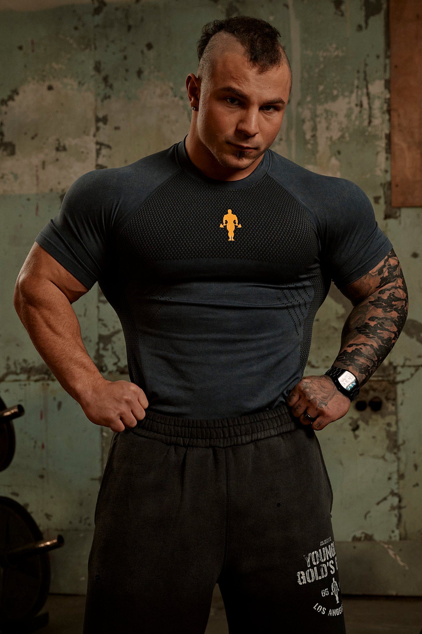 4286 - Gold's Iron Legacy Compression Tees