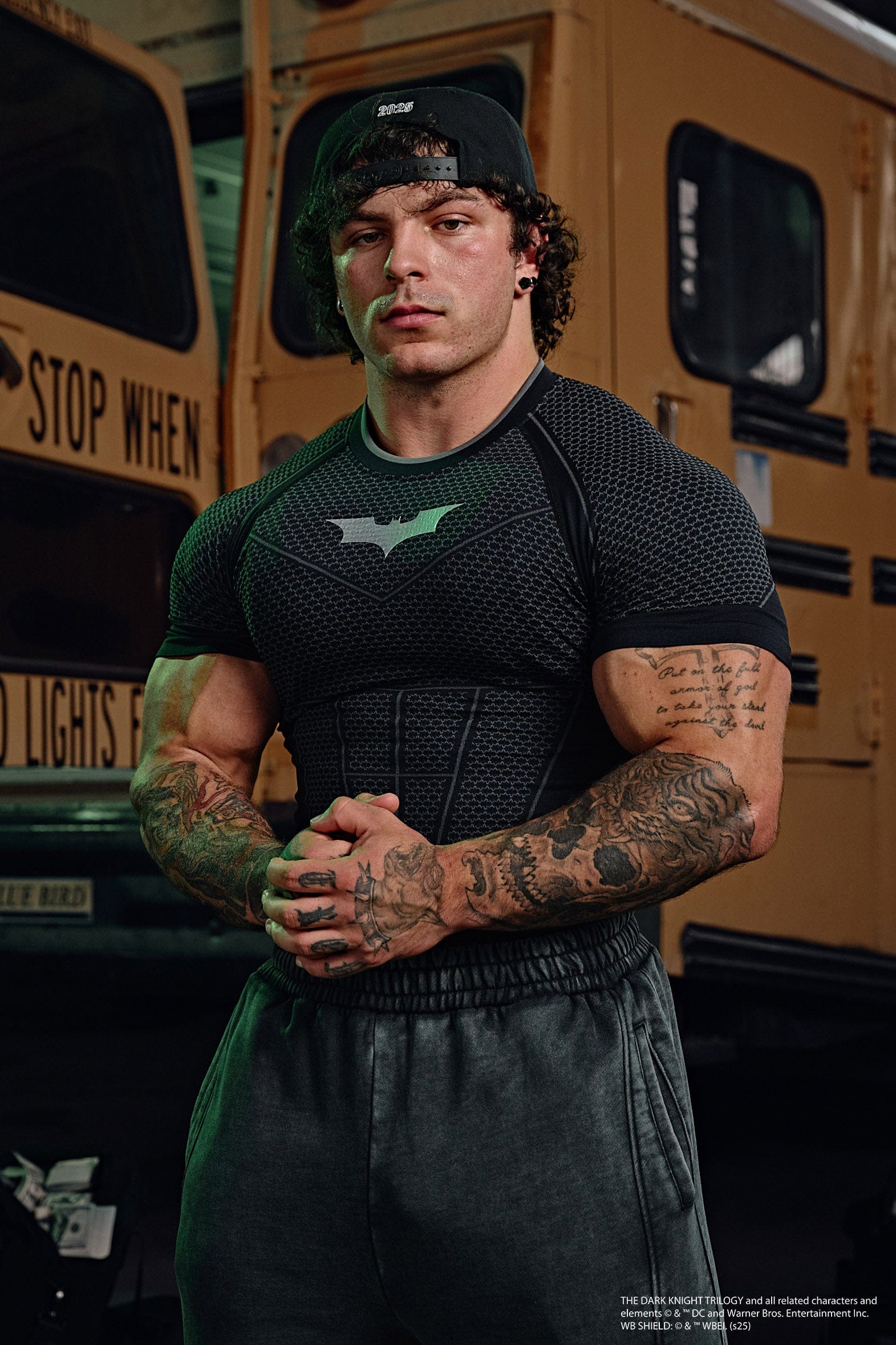 YoungLA 4259 - Batman Compression Tees