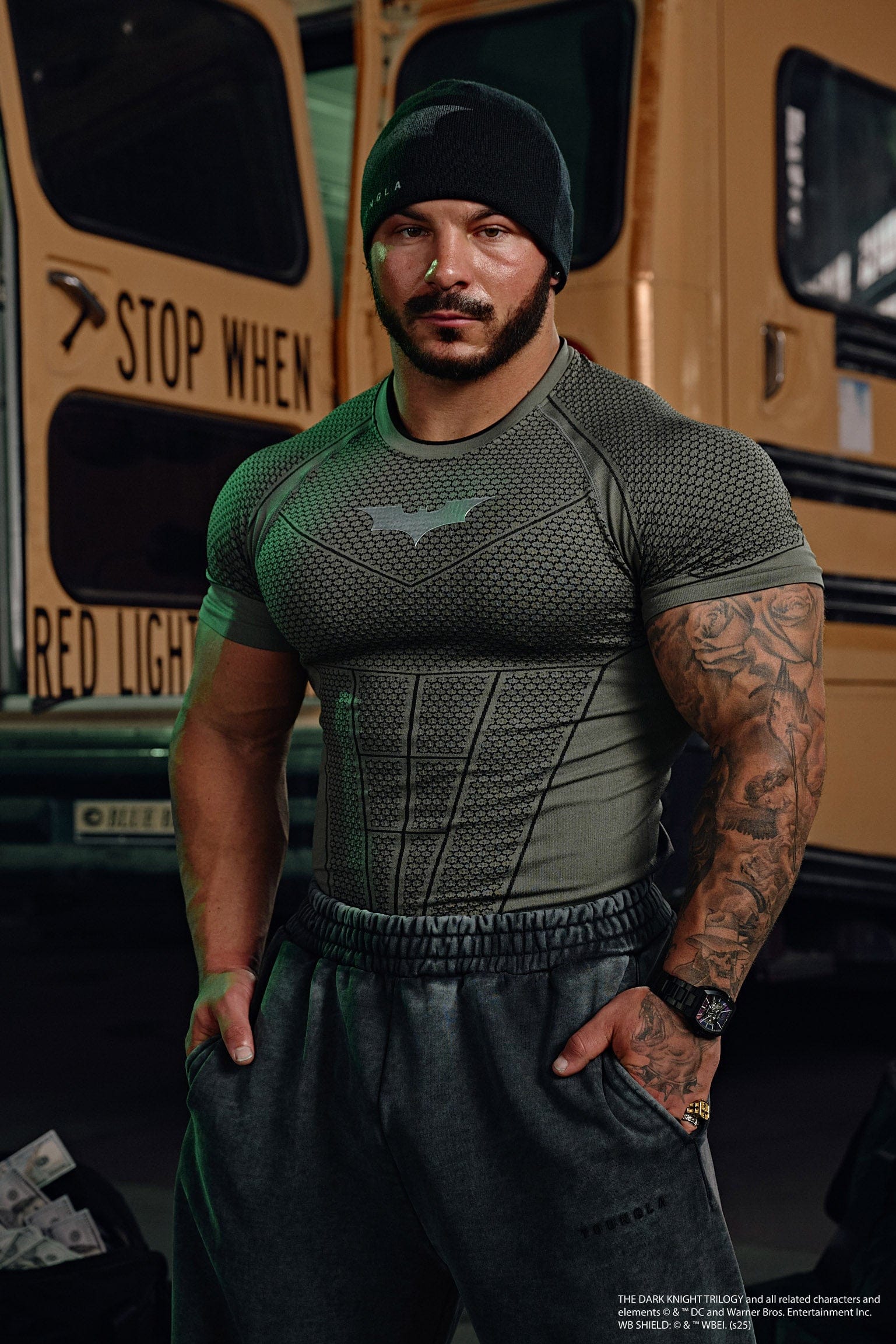 YoungLA 4259 - Batman Compression Tees