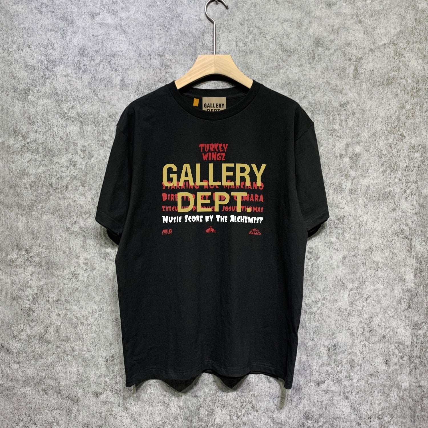 Gallery Dept T Shirt Retro Printed Loose Short-Sleeved Shirt