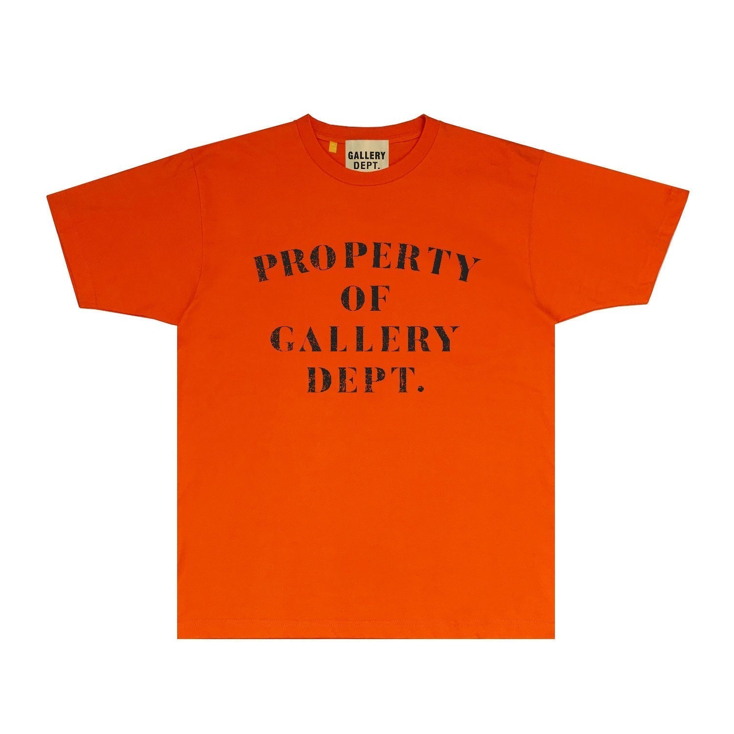 Gallery Dept T Shirt Retro Printed Loose Short-Sleeved Shirt