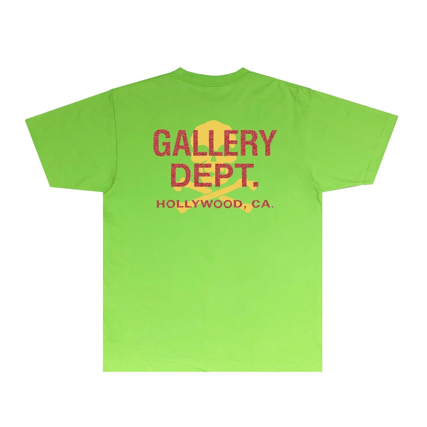 Gallery Dept T Shirt Retro Printed Loose Short-Sleeved Shirt