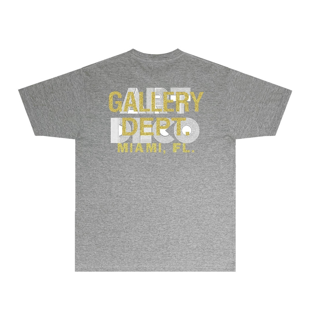 Gallery Dept T Shirt Retro Printed Loose Short-Sleeved Shirt (part2)