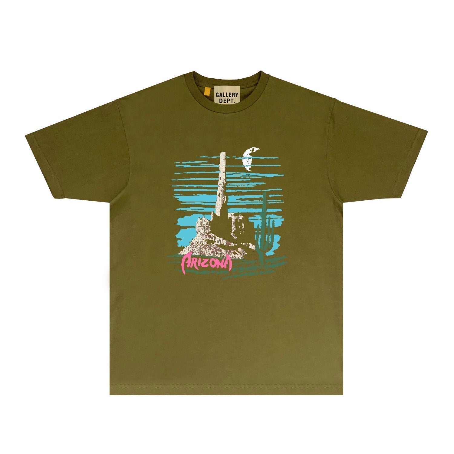 Gallery Dept T Shirt Retro Printed Loose Short-Sleeved Shirt