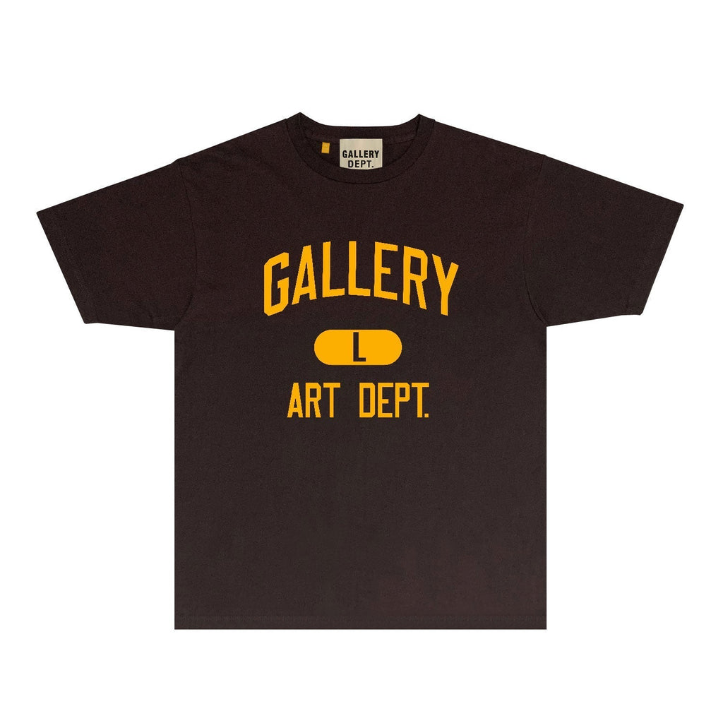 Gallery Dept T Shirt Retro Printed Loose Short-Sleeved Shirt (part2)