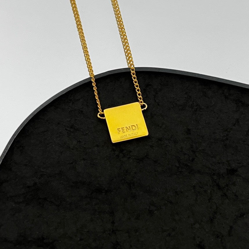 18K Fendi Forever Pink Necklace