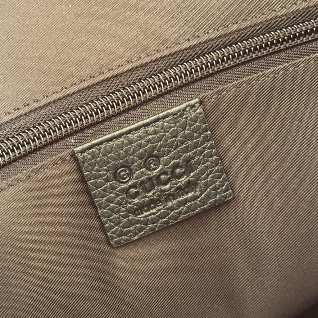 GUCCI MEDIUM CROSS MESSENGER BAG 29 IN BLACK FABRIC