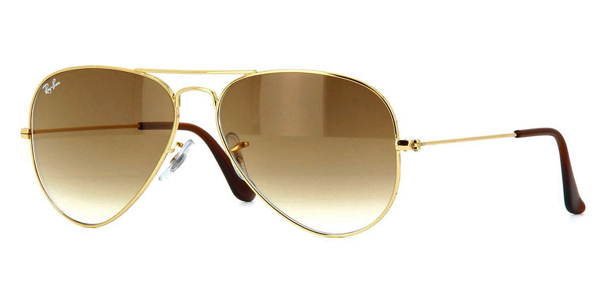 Ray-Ban Aviator 3025 001/51 Gold/Light Brown Gradient - As Seen On Owen Wilson & Jamie Vardy