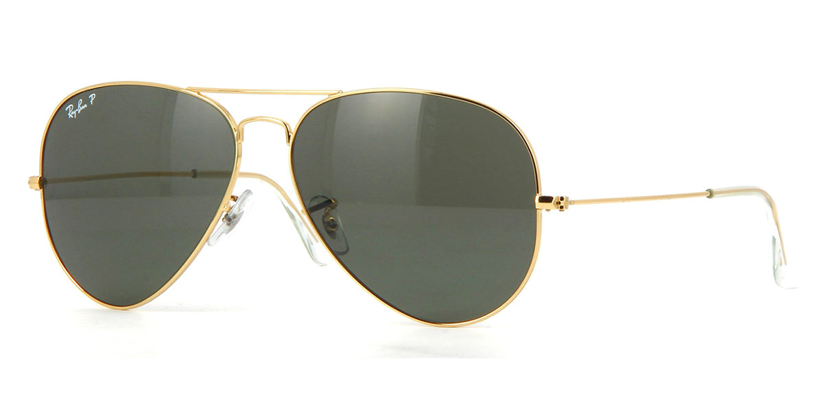 Ray-Ban Aviator 3025 001/58 Gold Frame G15 Polarised - As Seen On Lady Gaga & Gerard Butler