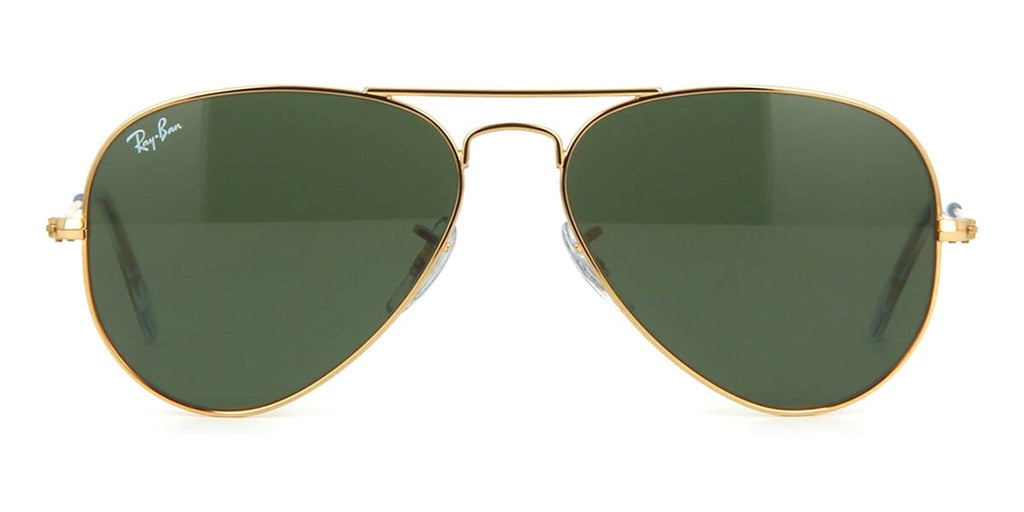 Ray-Ban Aviator RB 3025 W3234 Gold/G15 Green 55mm - As Seen On Teresa Palmer