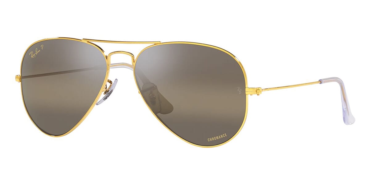Ray-Ban Aviator Large Metal RB 3025 9196/G5 Chromance Polarised - As Seen On Sandra Bullock
