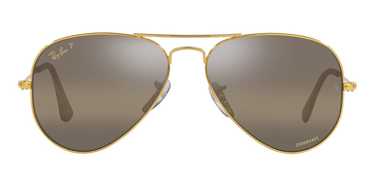 Ray-Ban Aviator Large Metal RB 3025 9196/G5 Chromance Polarised - As Seen On Sandra Bullock