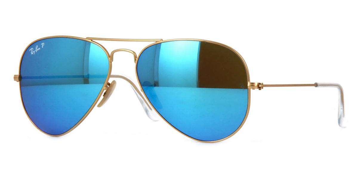Ray-Ban Aviator 3025 112/4L Polarised Blue Mirror - As Seen On Jennifer Lopez & Johnny Hallyday