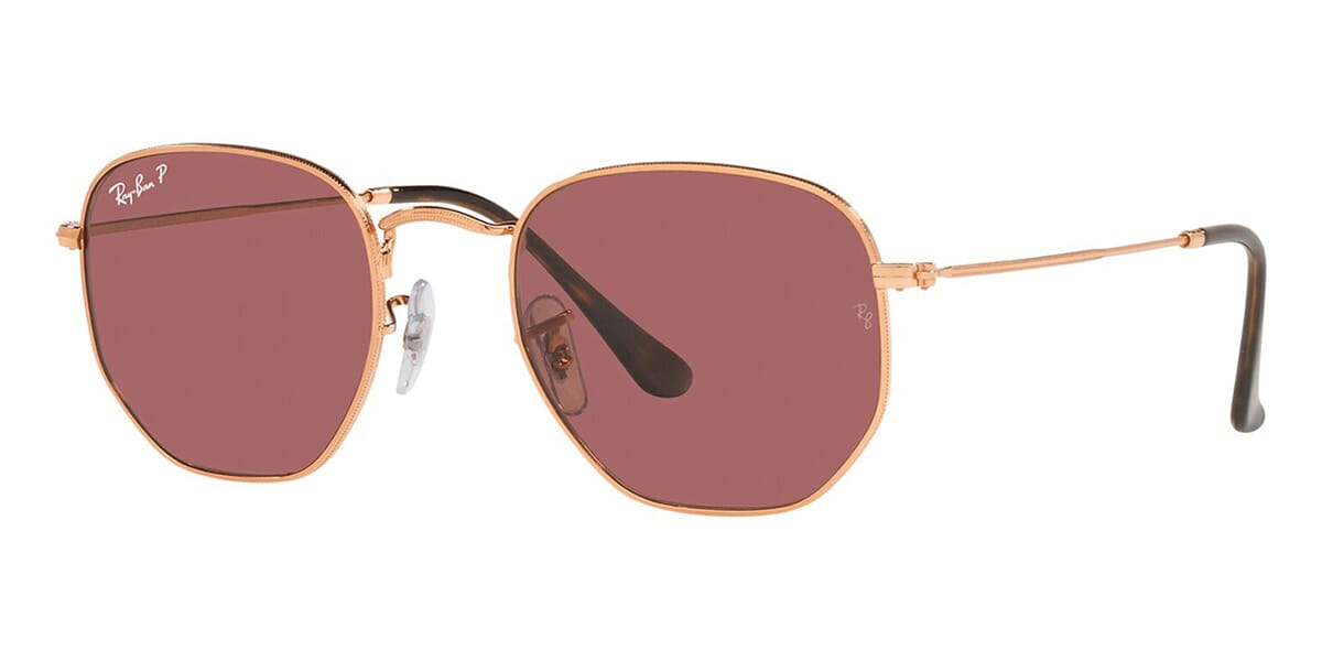 Ray-Ban Hexagonal RB 3548N 9202/AF Polarised - As Seen On Bryce Hall & Johann Zarco