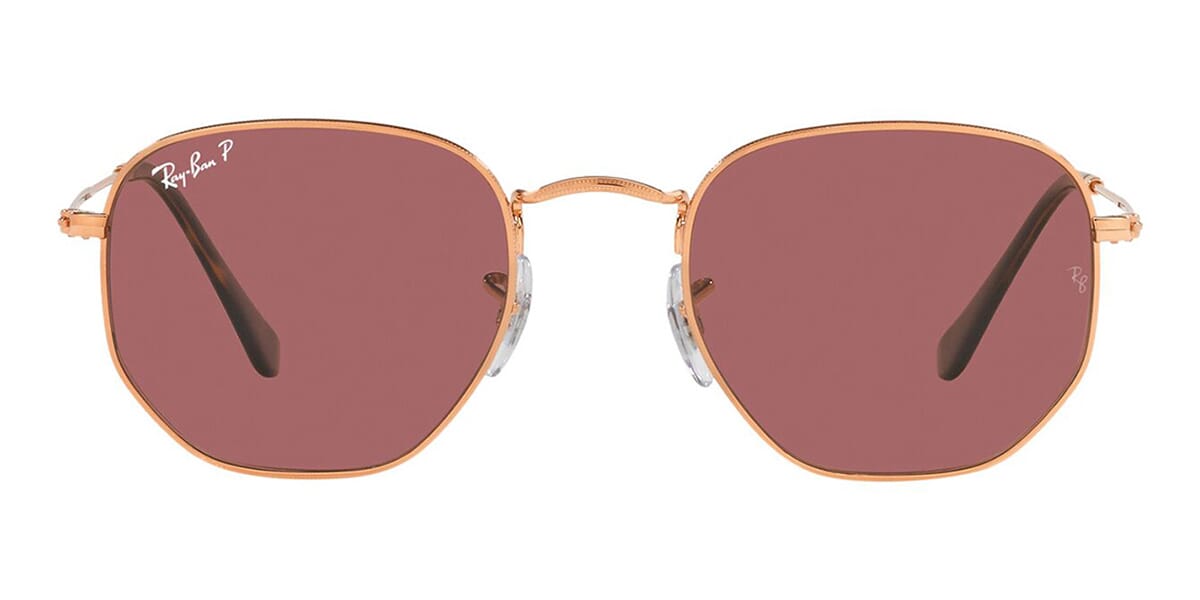 Ray-Ban Hexagonal RB 3548N 9202/AF Polarised - As Seen On Bryce Hall & Johann Zarco