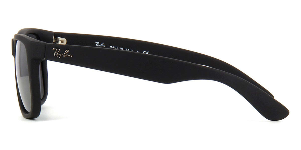 Ray-Ban Justin 4165 Black/Silver Mirror 622/6G - As Seen On KJ Apa & Dilraba Dilmurat