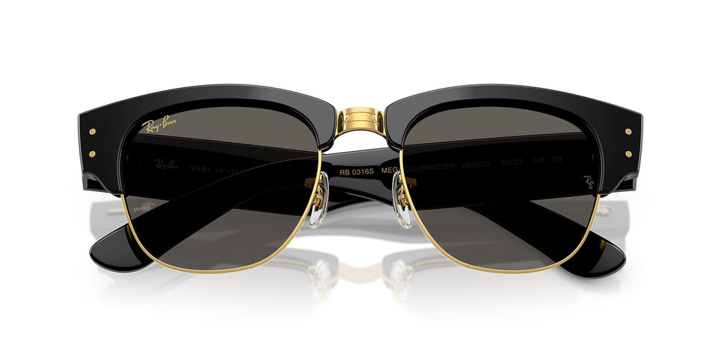 ASAP Rocky Blacked Out Collection Ray-Ban Mega Clubmaster RB 0316S 6826/J5 - As Seen On Jung Hae-in & ASAP Rocky