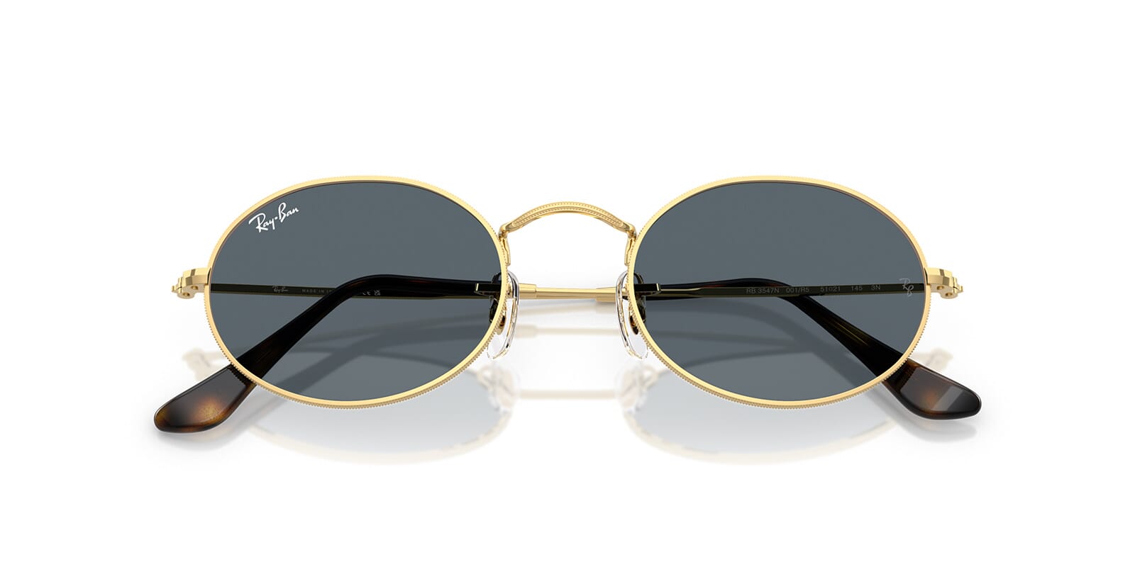 Ray-Ban Oval RB 3547N 001/R5 - As Seen On Jay Chou
