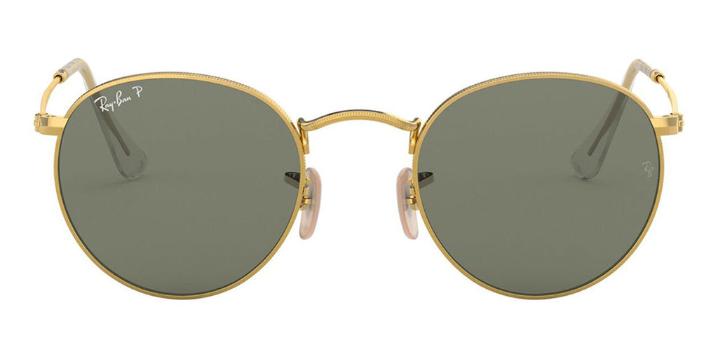 Ray-Ban Round Metal RB 3447 001/58 Polarised - As Seen On Bob Geldof & Elizabeth Olsen