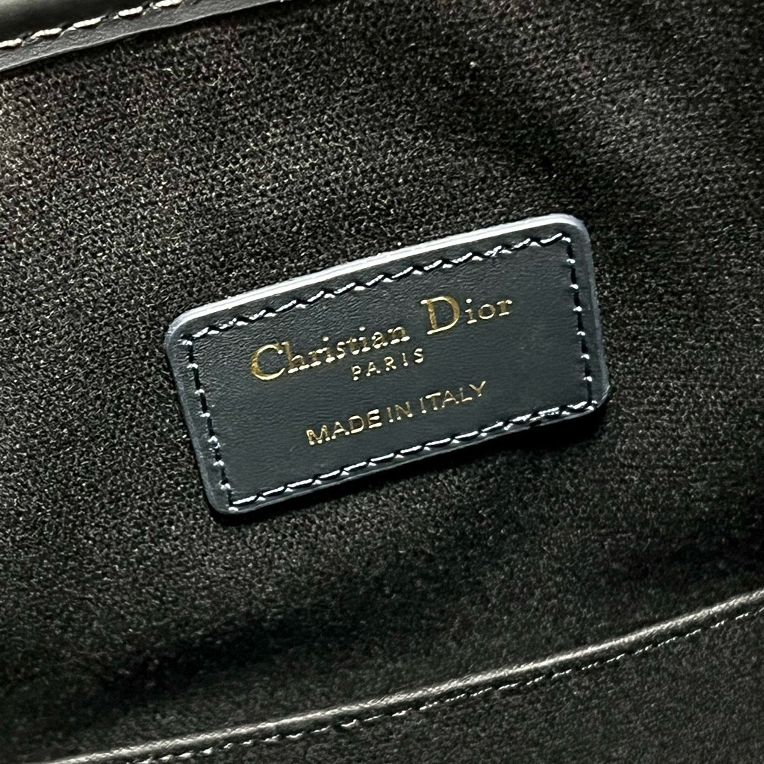 DIOR CEST CD 24CM BLUE OBLIQUE EMBROIDERY